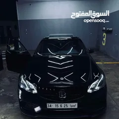  8 مرسيدس W212 مكياج E63 BRABUS 2015 للبيع كاش أو حواله.