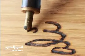  17 قلم الة حفر و كتابه و رسم غلى  الخشب   الكهربائي مع 6 روؤس
