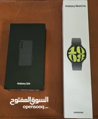  1 Galaxy S24 مع Galaxy Watch 6