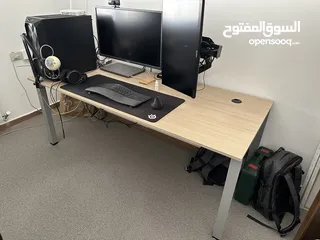  2 مكتب عرض 180سم عمق 80سم مستعمل بحالة ممتازة
