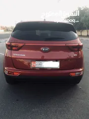  4 Kia Sportage 2019  GCC  Accident Free