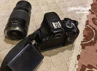  4 كاميرا كانون 600D +zoom 75/300