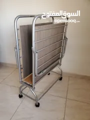  9 سرير قابل للطي نوع ممتاز بدون الفرشه بسعر ممتازExcellent folding bed without mattress at