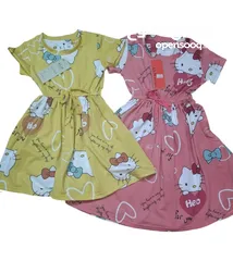  3 Wholesale supplies of cotton frocks. About 7 to 8 dozens available.