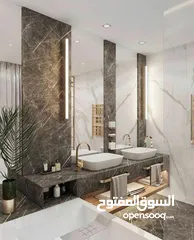  4 ألواح حائط PVC رخامي UV مقاومة للرطوبة والحرارة بقياس 280×122