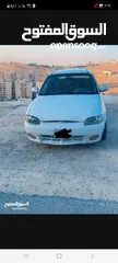 1 هونداي اكسنت اوتوماتيك موديل 1997 لون ابيض