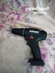  2 Rechargeable Drill With Charger And One Screw