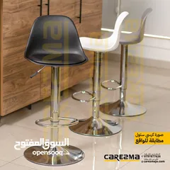  1 كرسي بار كرسي ستول مودرن كرسي ستول اكريليك بالوان مميزة كراسي بار ستول قابل لتعديل الارتفاع