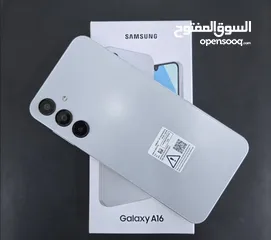  5 جديد Samsung A16 رام 8 و 12 و 16 جيجا 128 و 256 مكفول سنة هدية كفر ولزقة وشاحن الاصلي متوفر توصيل