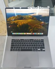  1 MacBook Pro 16 Touch Bar 2019 core i9 32GB Ram 1TB SSD لابتوب ابل
