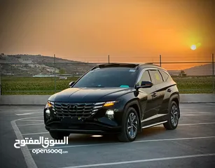  24 هونداي توسان/2022 فل الفل فتحة سقف بانوراما  2x4 ///240Hp بنزين + كهرباء  ( Haybrid) 1600cc