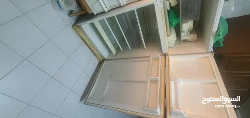  5 ثلاجة مع فريزر مستعمله استعمال بسيط للبيع