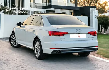  6   Audi A4 S-LINE 2018  FULL SERVICE HISTORY  GCC  ORIGINAL PAINT