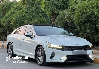  1 كيا K5 2021 فل كامل بانوراما فحص 7 جيد بحالة الشركة للبيع كاش او اقساط دفعة 10 الاف من المالك مباشرة