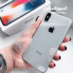  1 متوفر ايفونات X الاصلي جيجا 64 و 256 بطارية مشكل اصلي هدية كفر ولزقة وشاحن الاصلي متوفر توصيل
