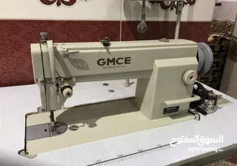  1 مكينه خياطة GMCE استعمال بيت نظيفة جداً