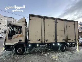  12 شحن افيكو 10 طن  صندوق ابواب ورمبة  موديل 2008 للبيع ماتور 6 سلندر جير عادي 6 غيار