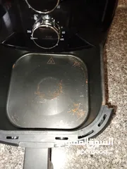  3 قلاية هوائية لون اسود بحالة جيدة جدا