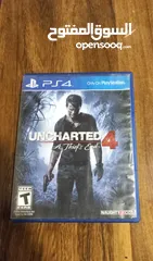  1 سيدي UNCHARTED 4 للبيع او للبدل ولا شخط