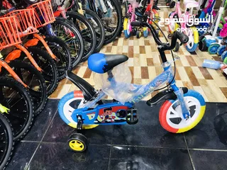  7 دراجات هوائية للاطفال مقاس 12 insh باسعار مميزة عجلات نفخ او عجلات إسفنجية