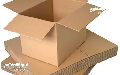  12 بوكسات  تغليف الزجاج وأدوات المطبخ كراتين فارغة