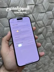  1 iPhone 15 pro max  256g الجهاز مشحون 20 مره  يعني وكاله