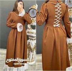  8 فستان نسائي نازك فساتين العيد يمنا غير