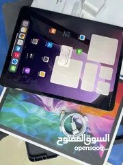  7 ايباد ابل برو 12.9 انش  256  قيقا  الرابع 2020 نظيف مو مفتوح ؤلا مصلح شرط