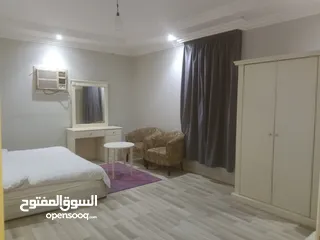  1 شقه مفروشه للايجار الشهري في حي العقيق شارع محمد بن دخيل