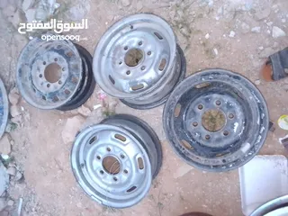  2 جنط حديد مستعمل