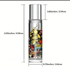  3 Pheromone Perfume For Men, Woody Cologne Aloeswoody Roll-on Essence Oil Perfume 25% Scent Conc.