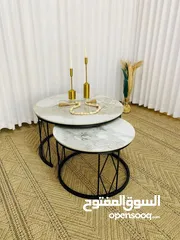  7 طقم طاولة وسط قطعتين