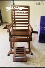  4 Wooden relaxing chair