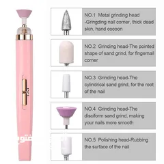  8 جهاز البدكير والمناكير في قطعة واحدة لأظافر لامعة ومرتبة من دون صالون قلم العناية بالأظافر 5 في 1