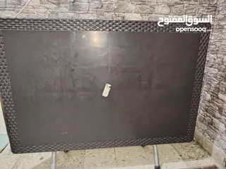  2 طاوله سفره بلاستيك وكاله للبيع