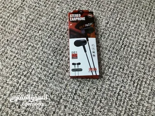  1 سماعات سلكية عازلة بتنفع للألعاب earphones D21 Hi-fi audio noise cancellation gaming