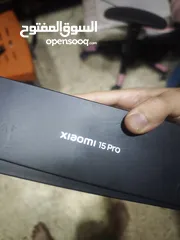  5 موبايل شاومي 15PRO مستعمل 3 اشهر اقوى معالج في العالم معا شاحن الأصلي ولكرتونة ومعه 3 كفرات