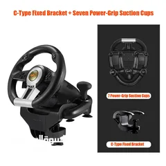  4 PXN V3II PC Gaming Steering Wheel ستيرنغ عجل قيادة