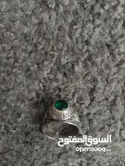  4 خاتم فضة من اهداء جامعة اليرموك