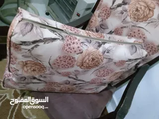  3 غرفه جلوس لون بني كنب