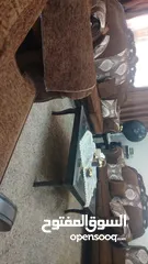 2 طقم كنب استعمال بسيط خشب ممتاز