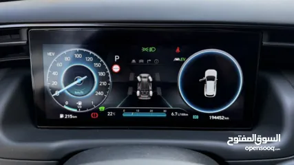  23 هونداي توسان NLine ترخيص 2022 محرك 1600 هايبرد plug in/يقطع على الشحنه 65 كيلو متر 271 حصان