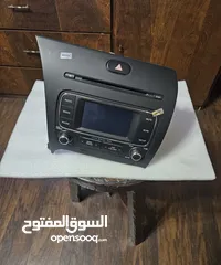  1 مسجل كيا سيراتو - أصلي بحالة الوكالة من موديل 2013 الي 2017