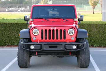  3 جيب رنجلر سبورت خليجي 2017 صبغ وكالة  جير عادي JEEP WRANGLER SPORT GCC Original paint MANUAL  GEAR