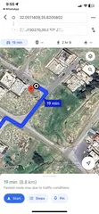  2 ارض للبيع في ابو نصير على شارعين مساحة 500 م مربع