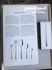  3 طقم ملاعق وشوك وسكاكين موديل كراون  Crown Fork,Spoon  & Knife set