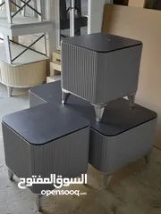  13 طاولات وسط جميع الوان مقاس حسب الطلب جودة عالية مكون من ثلاث قطع خشب ودهان