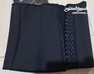  9 مشد كيم كارداشيان الاصلي لنحت الخصر و التنحيف اصلي طبقتين جلد و مبطن  تنحيف  مشدات التنحيف