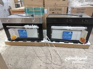  3 عرض نااار على فرن فريش بلت ان 90 سم ستيل او اسود فل سيفتي كامل مع مروحه