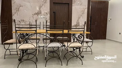  5 Dining table for 8 people